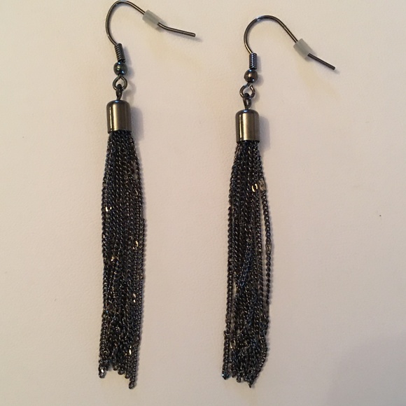 Chain Link Drop Earrings - Picture 1 of 2